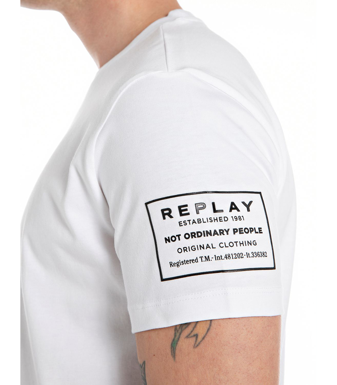 レギュラースリムコットンジャージーTシャツ 詳細画像 ホワイト 4